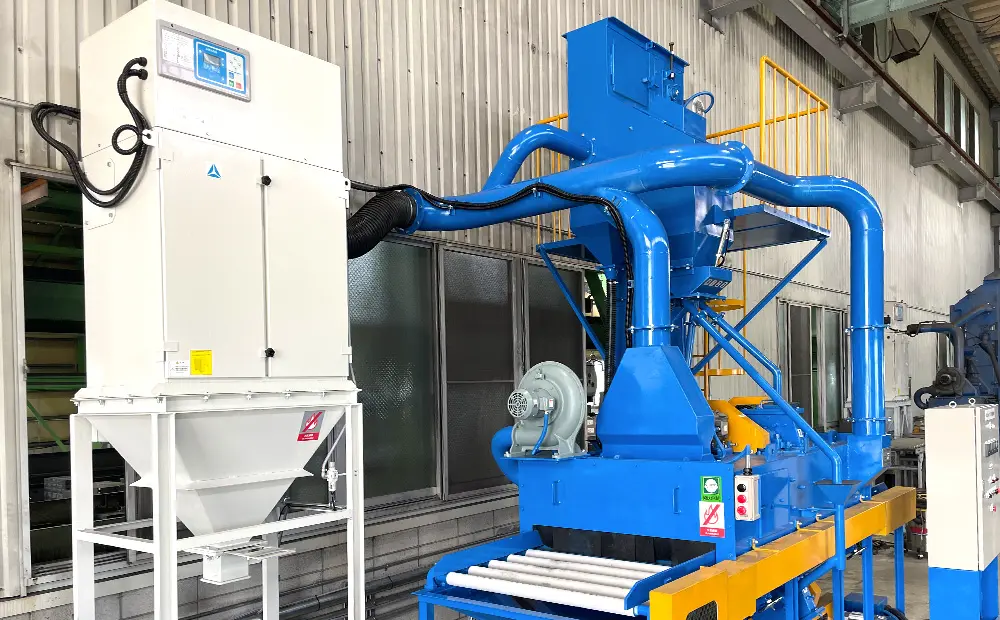 RB-1000R:スプライス用ショットブラスト機