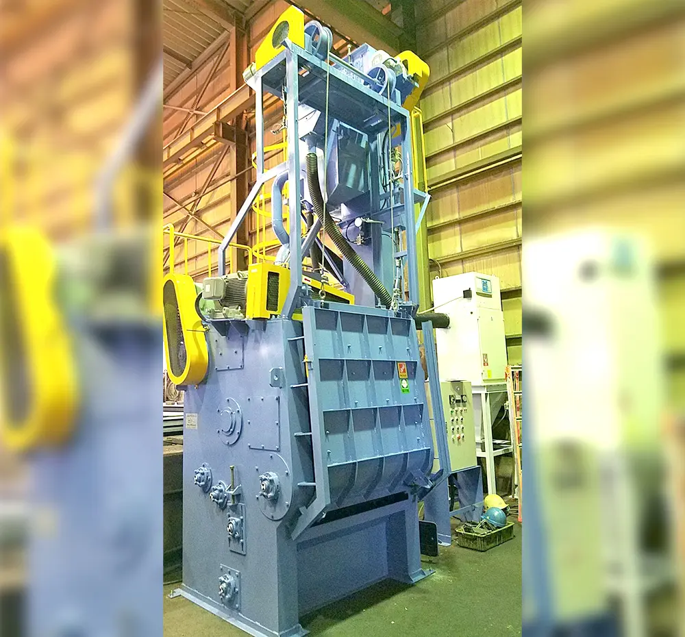 T-1100:小型タンブラー型ショットブラスト機